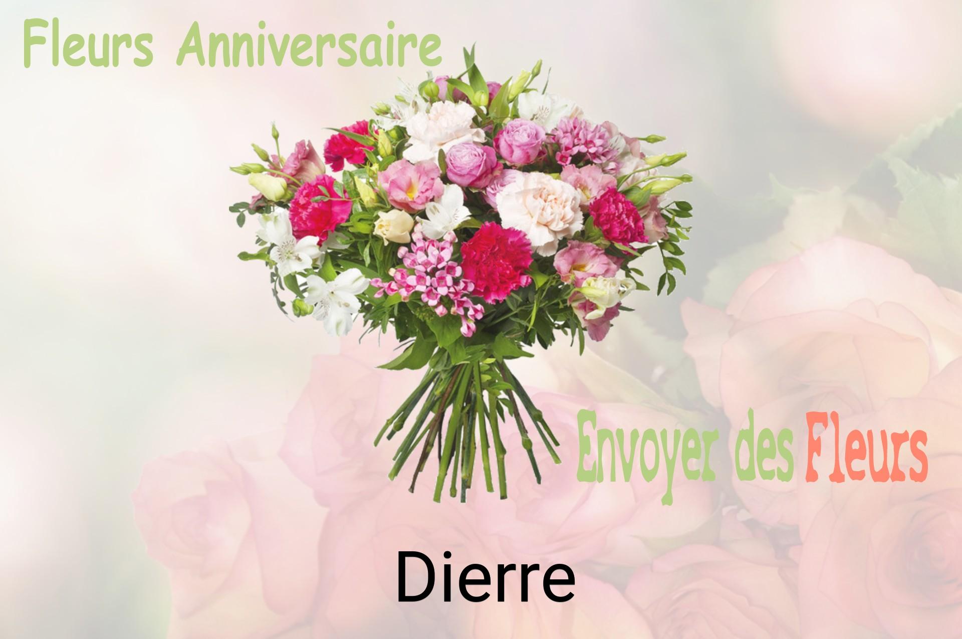 Bouquet de fleurs d’anniversaire livré à Dierre