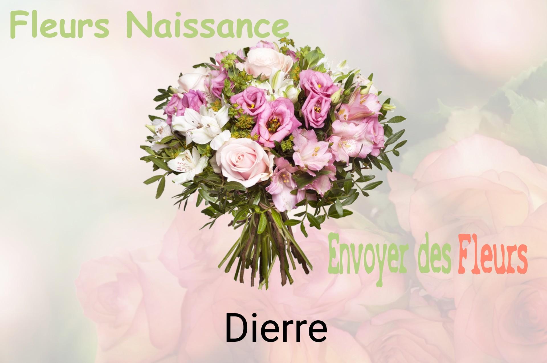 Bouquet de fleurs de naissance livré à Dierre